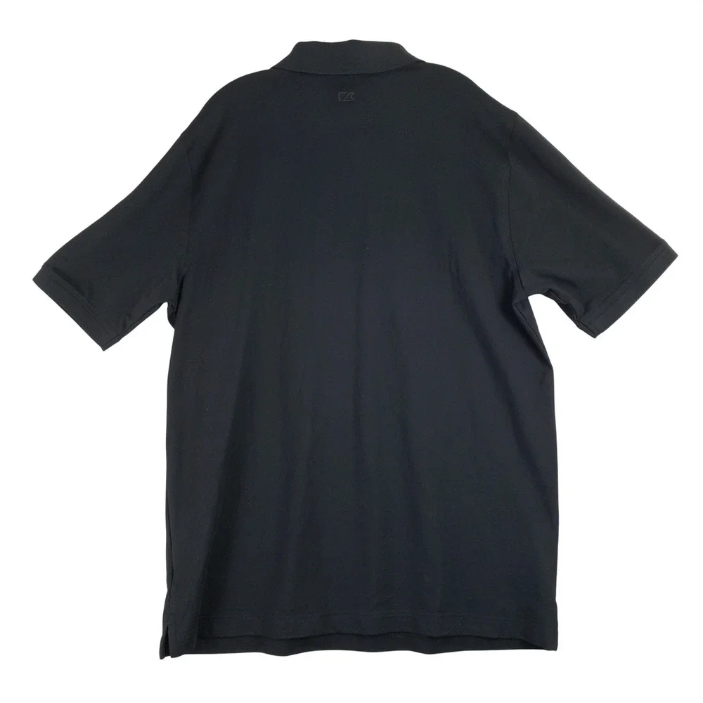 San Francisco 49ers Cutter & Buck Polo Shirt Mens XL Black NFL Sporty Gameday